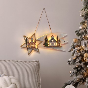 Brilagi - LED Christmas decoration LED/2xAA comet