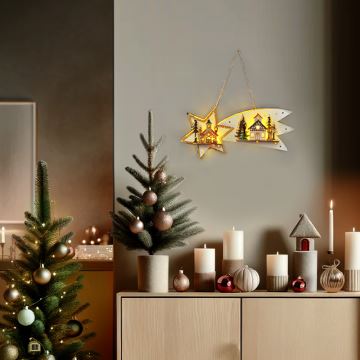 Brilagi - LED Christmas decoration LED/2xAA comet