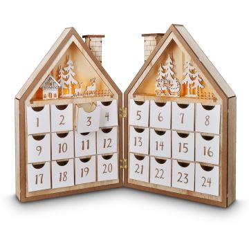 Brilagi - LED Christmas decoration LED/2xAAA advent calendar