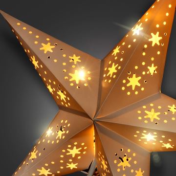 Brilagi - LED Christmas decoration LED/3xAA star