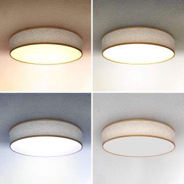 Brilagi - LED Dimmable ceiling light CARMEN LED/48W/230V 3000-6500K d. 40 cm + remote control