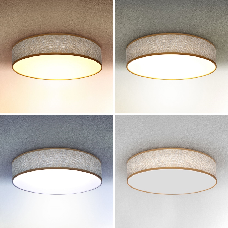 Brilagi - LED Dimmable ceiling light CARMEN LED/48W/230V 3000-6500K d. 40 cm + remote control