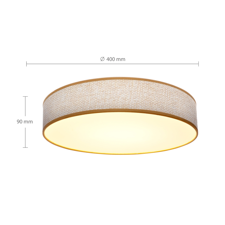 Brilagi - LED Dimmable ceiling light CARMEN LED/48W/230V 3000-6500K d. 40 cm + remote control