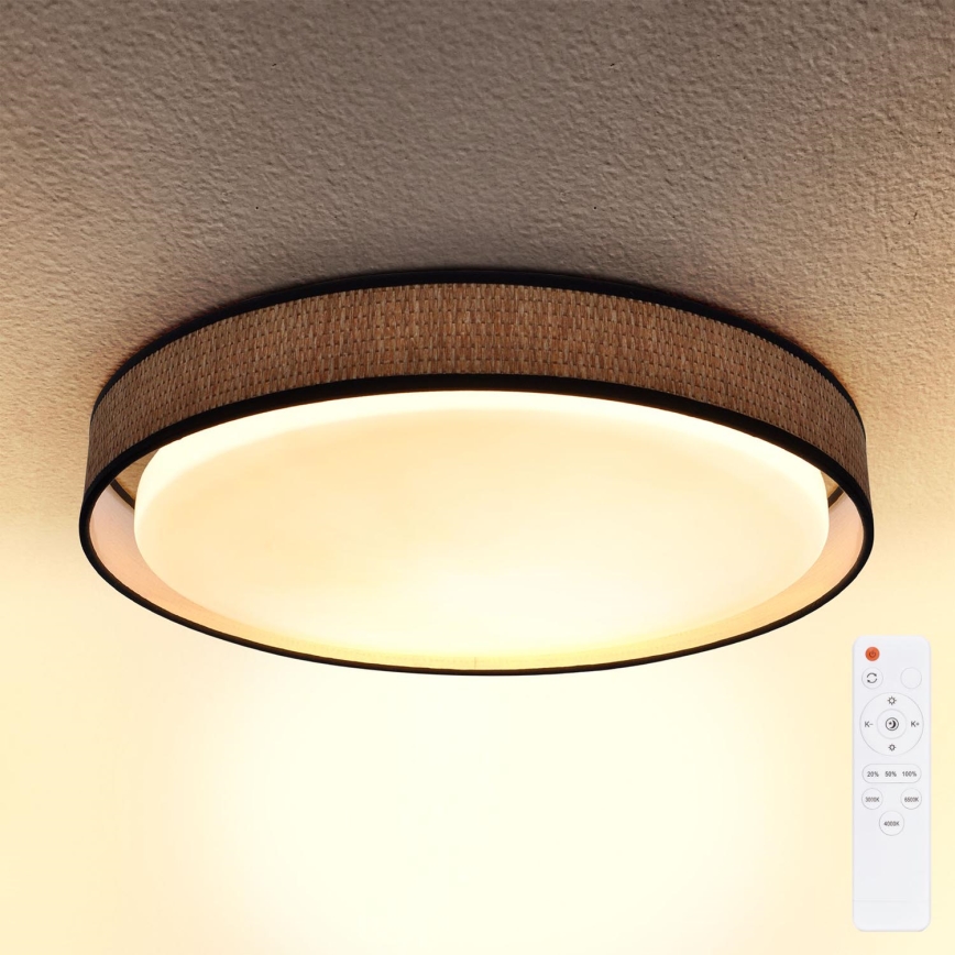 Brilagi - LED Dimmable ceiling light PILAR LED/48W/230V 3000-6500K d. 43 cm + remote control