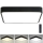 Brilagi - LED Dimmable ceiling light POOL LED/48W/230V 3000-6000K 50x50 cm black + remote control