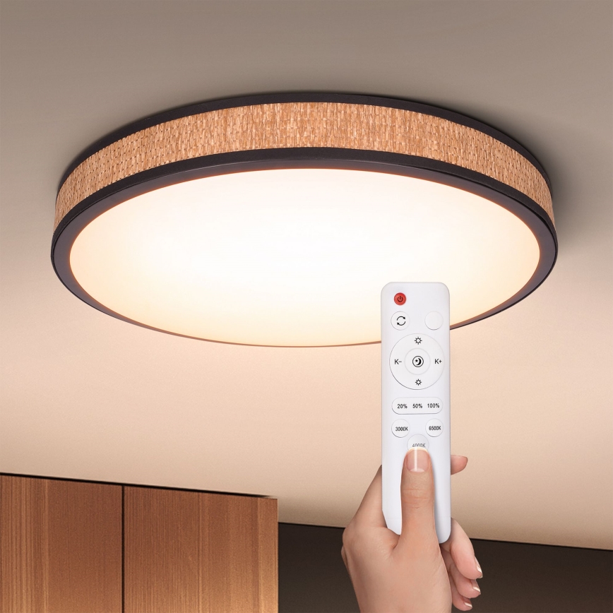 Brilagi - LED Dimmable ceiling light ROSA LED/48W/230V 3000-6500K d. 38 cm + remote control