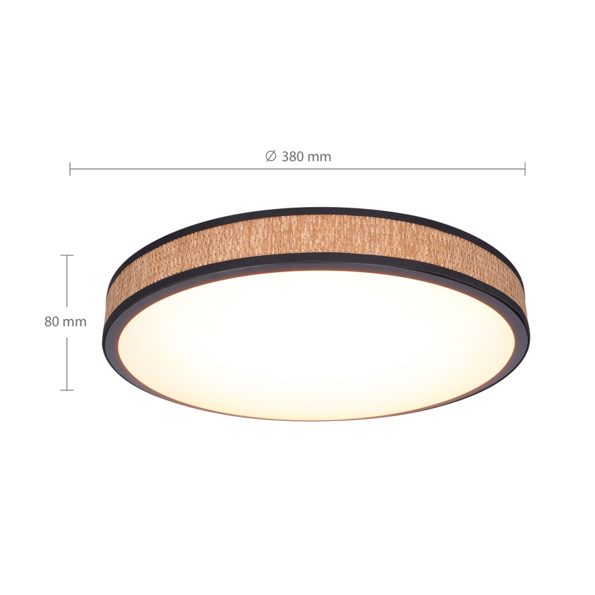 Brilagi - LED Dimmable ceiling light ROSA LED/48W/230V 3000-6500K d. 38 cm + remote control