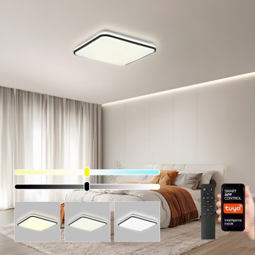 Brilagi - LED Dimmable ceiling light SMART LED/28W/230V 3000-6000K 40x40 cm Wi-Fi Tuya + remote control