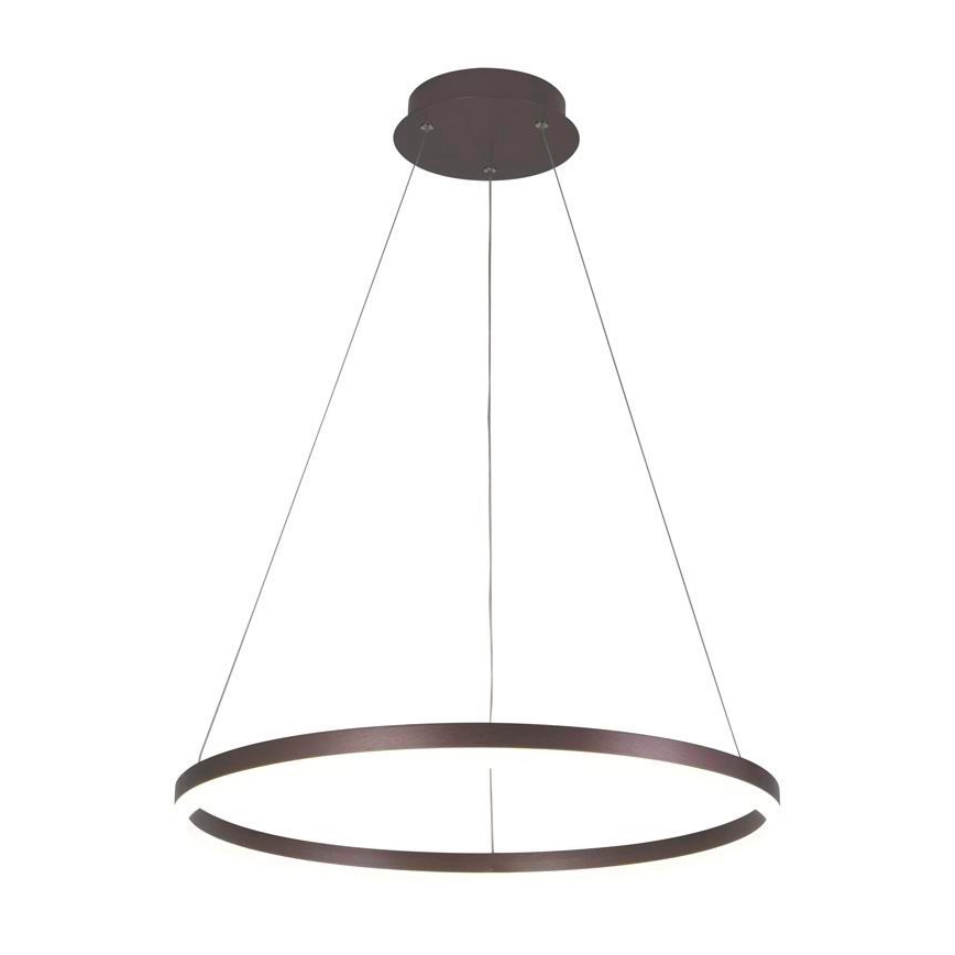 Brilagi - LED Dimmable chandelier on a string CIRCLE LED/42W/230V 3000-6500K brown + remote control