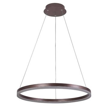 Brilagi - LED Dimmable chandelier on a string CIRCLE LED/42W/230V 3000-6500K brown + remote control