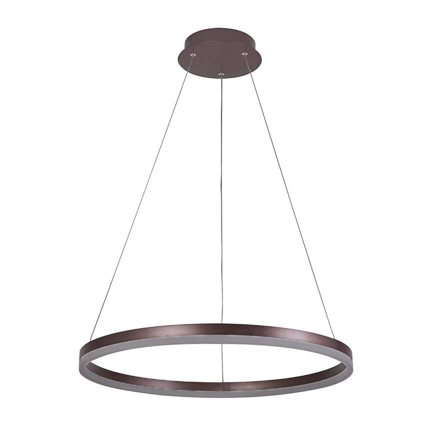 Brilagi - LED Dimmable chandelier on a string CIRCLE LED/42W/230V 3000-6500K brown + remote control