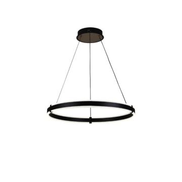 Brilagi - LED Dimmable chandelier on a string CIRCLE LED/85W/230V 3000-6500K black + remote control