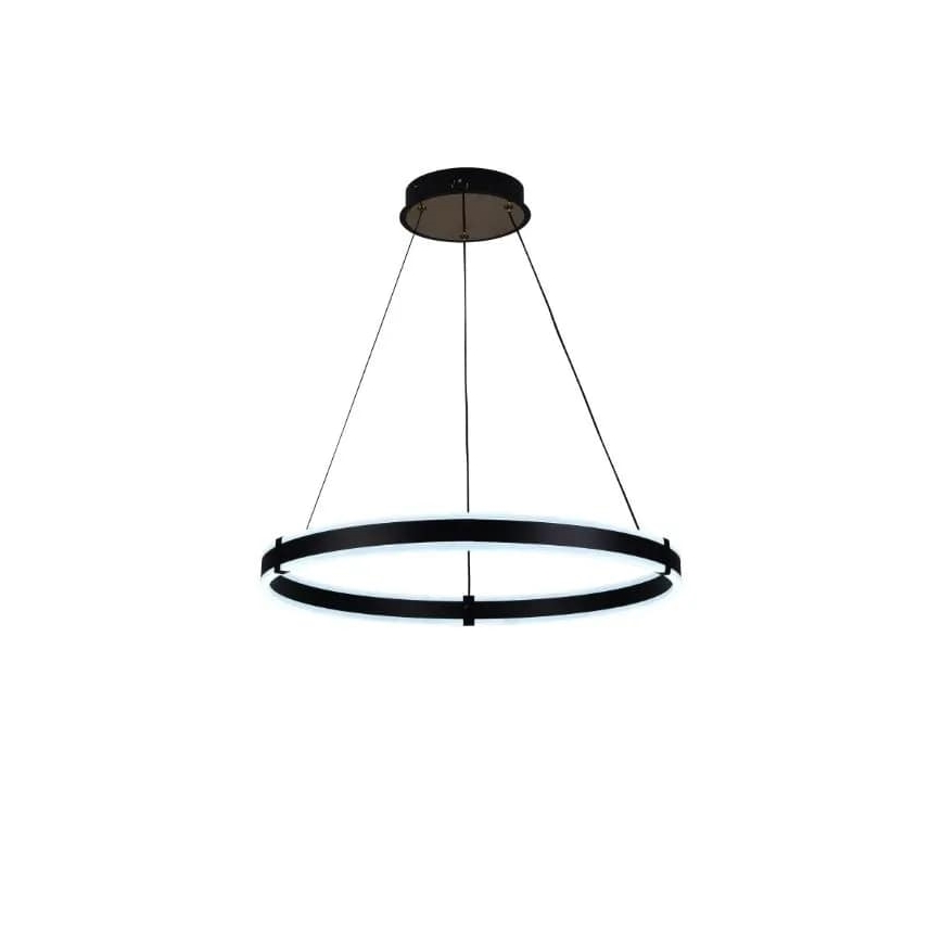 Brilagi - LED Dimmable chandelier on a string CIRCLE LED/85W/230V 3000-6500K black + remote control