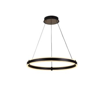 Brilagi - LED Dimmable chandelier on a string CIRCLE LED/85W/230V 3000-6500K black + remote control