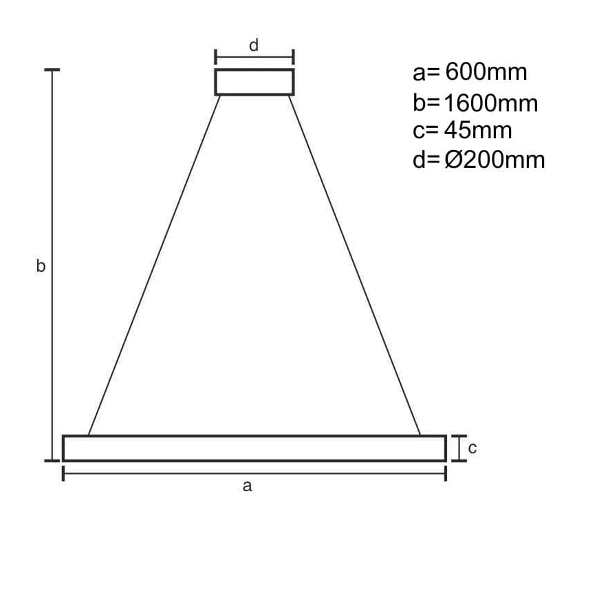 Brilagi - LED Dimmable chandelier on a string CIRCLE LED/85W/230V 3000-6500K black + remote control