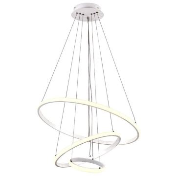 Brilagi - LED Dimmable chandelier on a string CIRCLE LED/90W/230V 3000-6500K + remote control