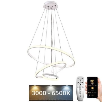 Brilagi - LED Dimmable chandelier on a string CIRCLE LED/90W/230V 3000-6500K + remote control