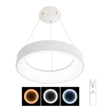 Brilagi - LED Dimmable chandelier on a string FALCON LED/80W/230V 3000-6500K d. 60 cm white + remote control