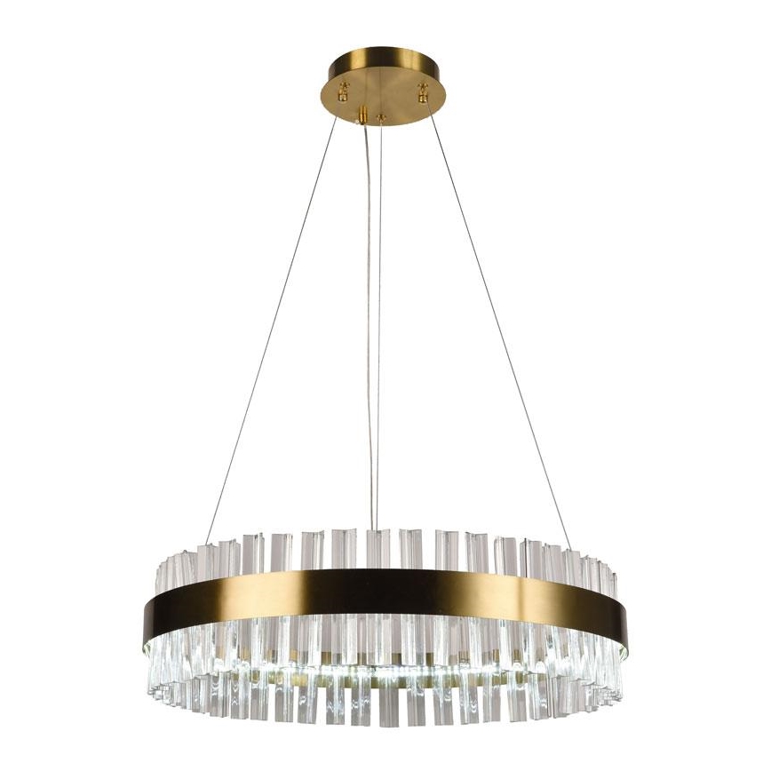 Brilagi - LED Dimmable crystal chandelier on a string HALO LED/40W/230V + remote control