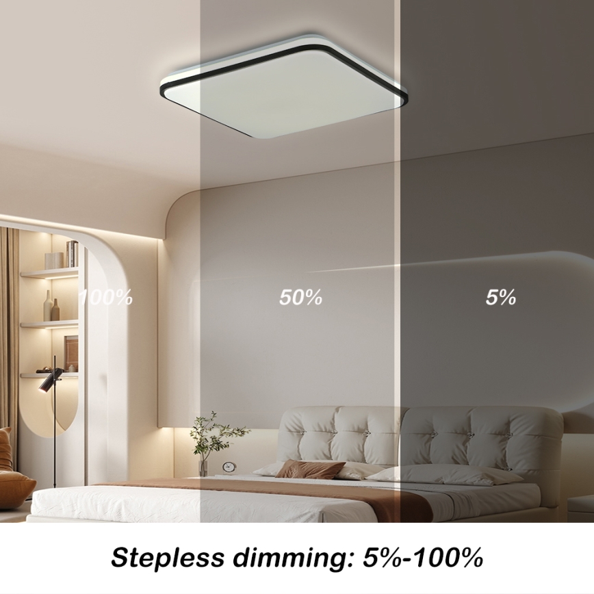 Brilagi - LED Dimmable ceiling light SMART LED/28W/230V 3000-6000K 40x40 cm Wi-Fi Tuya + remote control