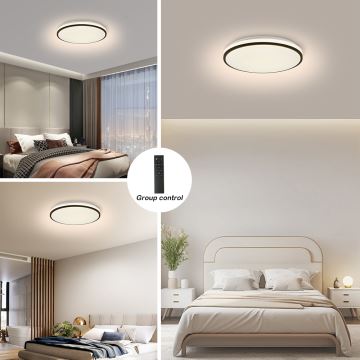 Brilagi - LED Dimmable ceiling light SMART LED/28W/230V 3000-6000K d. 35 cm Wi-Fi Tuya + remote control