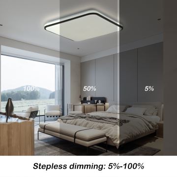 Brilagi - LED Dimmable ceiling light SMART LED/36W/230V 3000-6000K 45x45 cm Wi-Fi Tuya + remote control