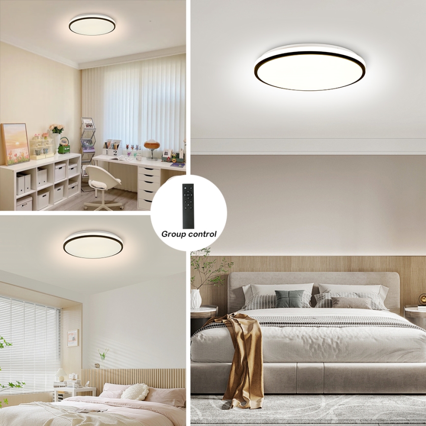 Brilagi - LED Dimmable ceiling light SMART LED/36W/230V 3000-6000K d. 45 cm Wi-Fi Tuya + remote control