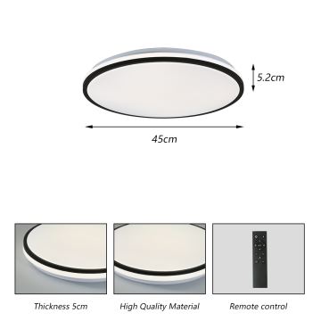 Brilagi - LED Dimmable ceiling light SMART LED/36W/230V 3000-6000K d. 45 cm Wi-Fi Tuya + remote control