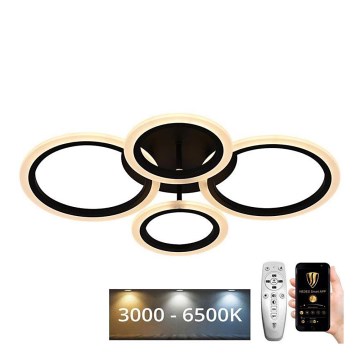 Brilagi - LED Dimmable surface-mounted chandelier ORBITS LED/50W/230V 3000-6500K + remote control