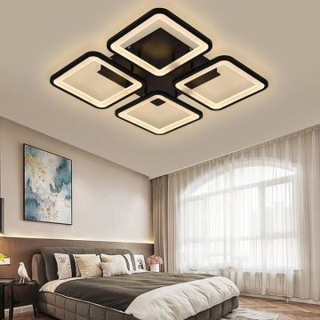 Brilagi - LED Dimmable surface-mounted chandelier SQUARED LED/85W/230V 3000-6500K + remote control