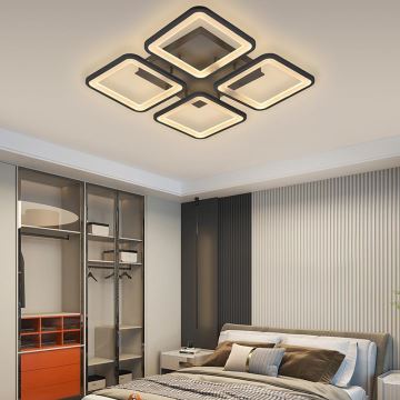 Brilagi - LED Dimmable surface-mounted chandelier SQUARED LED/85W/230V 3000-6500K + remote control