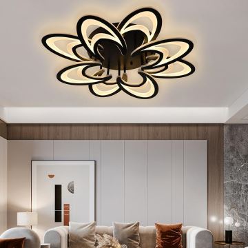 Brilagi - LED Dimmable surface-mounted chandelier TWIST LED/125W/230V 3000-6500K + remote control