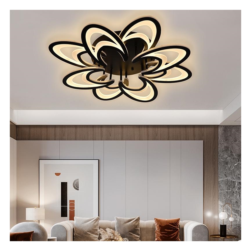 Brilagi - LED Dimmable surface-mounted chandelier TWIST LED/125W/230V 3000-6500K + remote control