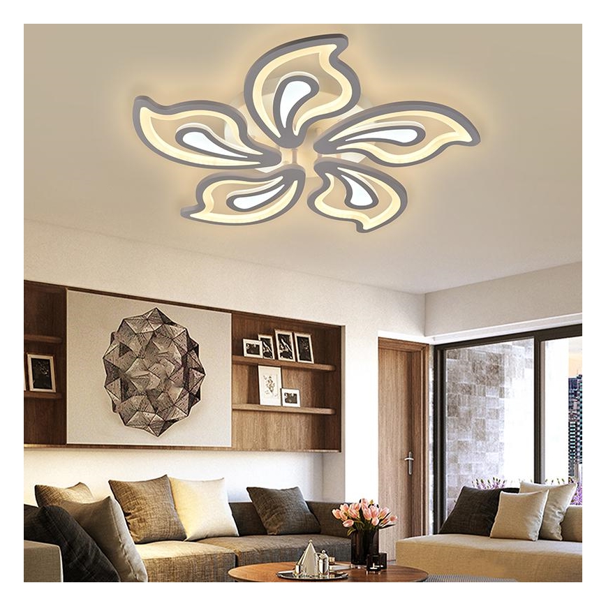 Brilagi - LED Dimmable surface-mounted chandelier TWIST LED/125W/230V 3000-6500K + remote control