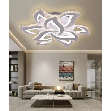 Brilagi - LED Dimmable surface-mounted chandelier TWIST LED/180W/230V 3000-6500K + remote control