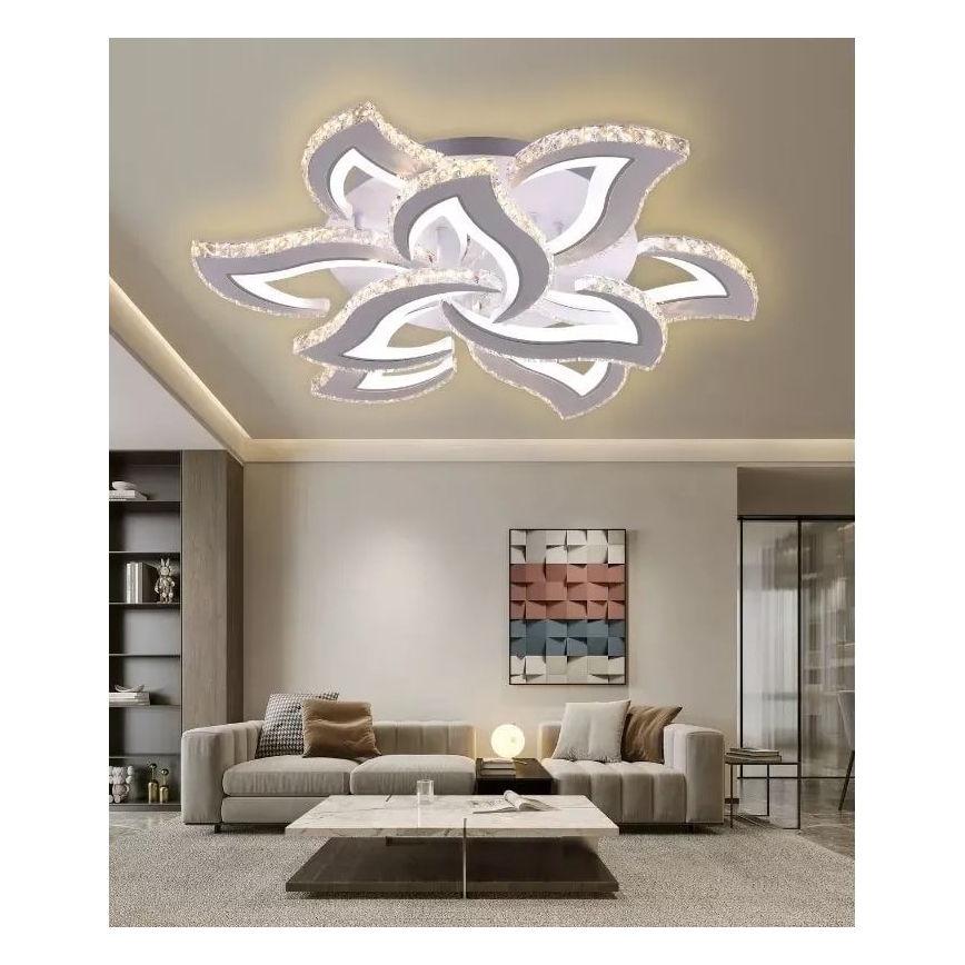 Brilagi - LED Dimmable surface-mounted chandelier TWIST LED/180W/230V 3000-6500K + remote control