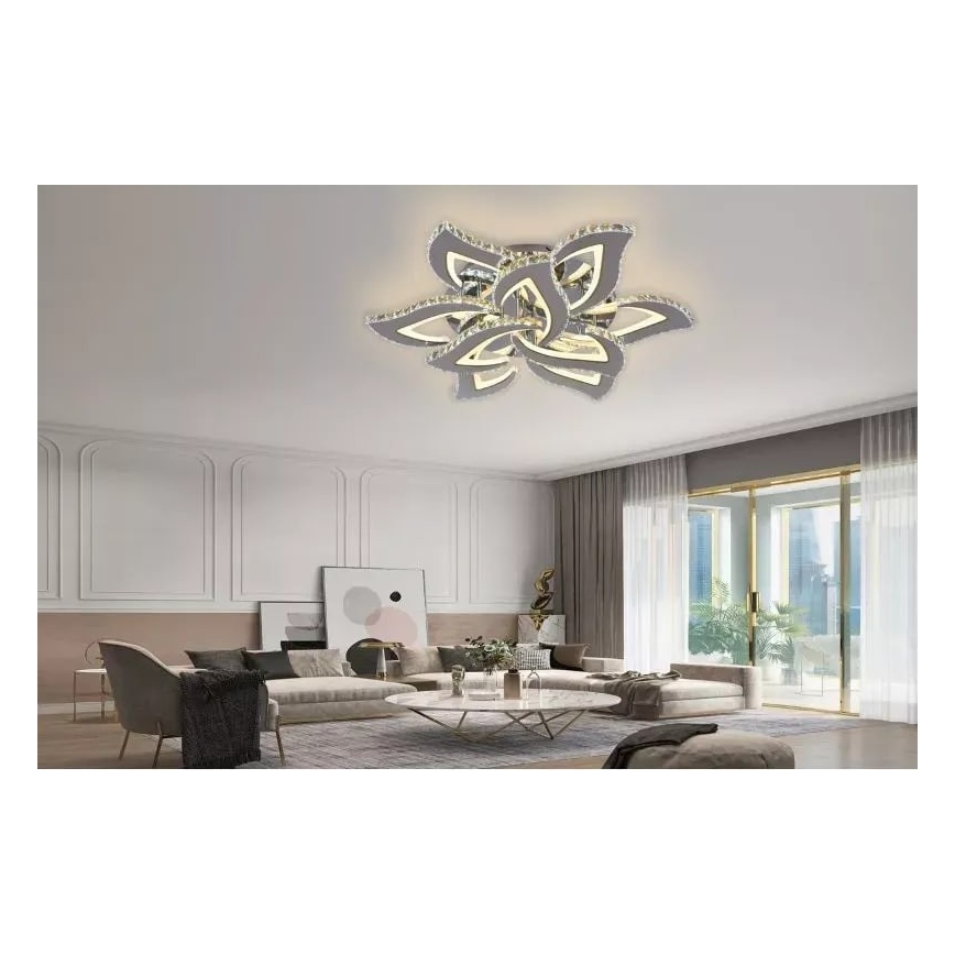 Brilagi - LED Dimmable surface-mounted chandelier TWIST LED/180W/230V 3000-6500K + remote control