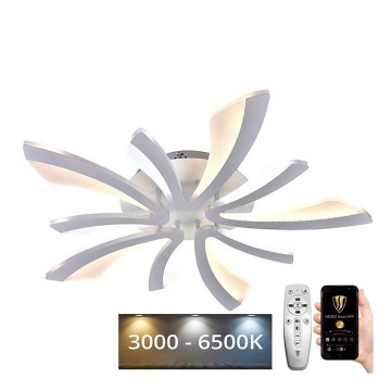 Brilagi - LED Dimmable surface-mounted chandelier TWIST LED/55W/230V 3000-6500K white + remote control