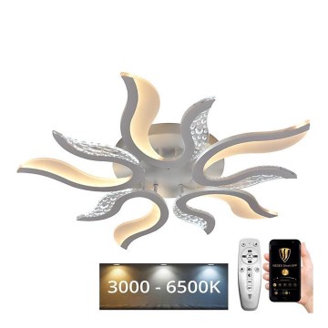 Brilagi - LED Dimmable surface-mounted chandelier TWIST LED/65W/230V 3000-6500K white + remote control