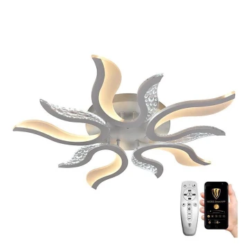 Brilagi - LED Dimmable surface-mounted chandelier TWIST LED/65W/230V 3000-6500K white + remote control