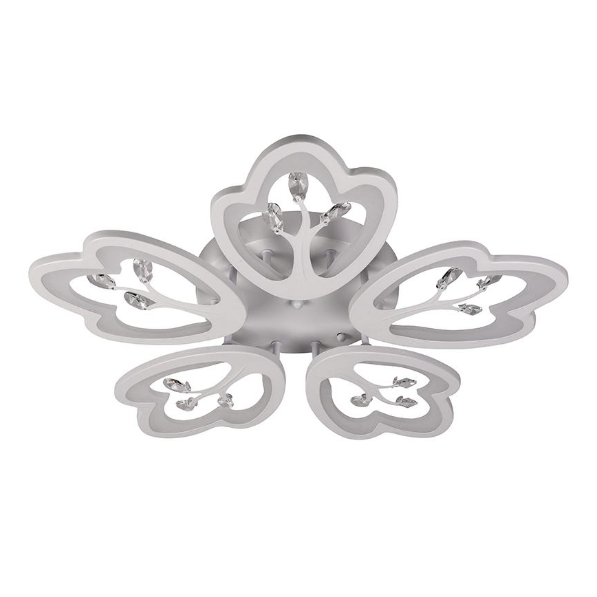 Brilagi - LED Dimmable surface-mounted chandelier TWIST LED/80W/230V 3000-6500K white + remote control