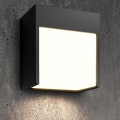 Brilagi - LED Outdoor wall light TERNI LED/12W/230V black IP44