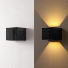Brilagi - LED Solar wall light with a sensor SOLAR CUBE LED/2W/3,2V IP54