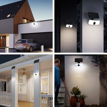 Brilagi - LED Solar wall light with sensor ROOF LED/13W/5V IP65