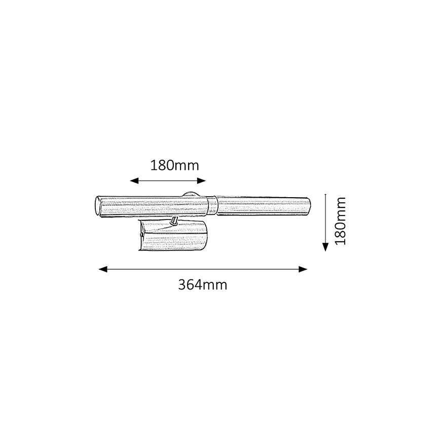 Brilagi - Picture light DANAE 2xE14/40W/230V bronze