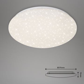Brilo - LED Dimmable ceiling light STARRY SKY LED/22W/230V 3000-6000K + remote control