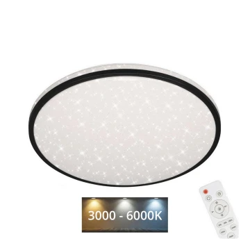 Brilo - LED Dimmable ceiling light STARRY SKY LED/24W/230V 3000-6000K + remote control