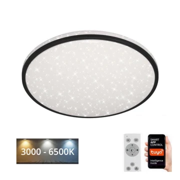 Brilo - LED Dimmable ceiling light STARRY SKY LED/24W/230V 3000-6500K Wi-Fi Tuya + remote control