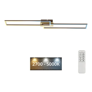 Brilo - LED Dimmable surface-mounted chandelier FRAME 2xLED/20W/230V 2700-5000K + remote control