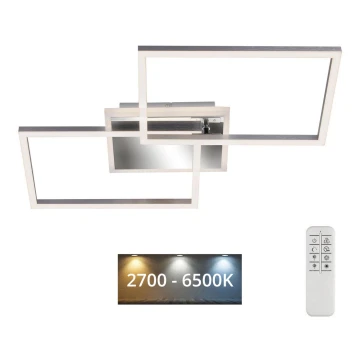 Brilo - LED Dimmable surface-mounted chandelier FRAME 2xLED/20W/230V 2700-6500K + remote control